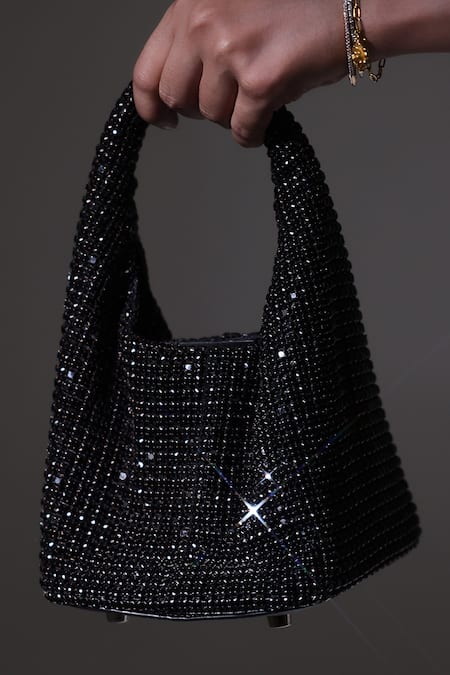 Mir Kash Rhinestone Embellished Handbag 