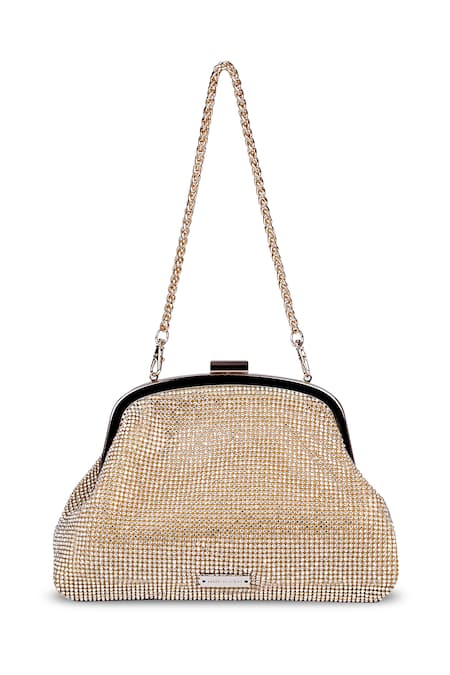 Mir Kash Rhinestone Embellished Clutch 
