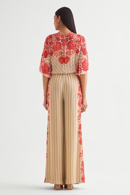 Namrata Joshipura Floret Print Ruched Jumpsuit 