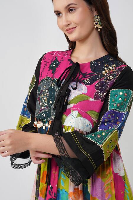 Buy Devyani Mehrotra Multi Color Viscose Muslin Printed Floral Round Multicolor Kurta And Pant Set Online at Aza Fashions Buy_Devyani Mehrotra_Multi Color Viscose Muslin Printed Floral Round Multicolor Kurta And Pant Set_Online_at_Aza_Fashions