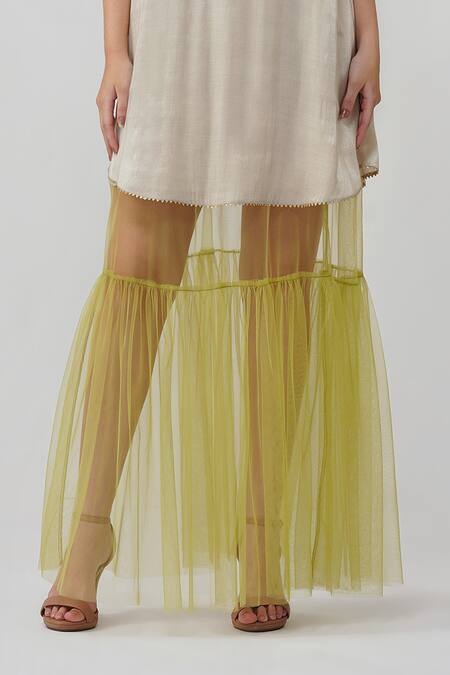 Buy Devyani Mehrotra Silver Tissue Chanderi Printed Geometric Round Patchwork Dress Online at Aza Fashions Buy_Devyani Mehrotra_Silver Tissue Chanderi Printed Geometric Round Patchwork Dress_Online_at_Aza_Fashions