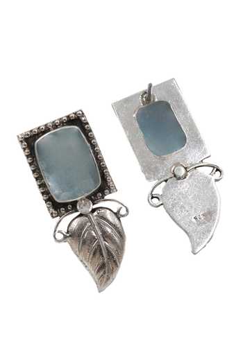 Buy Sangeeta Boochra Silver Plated Stones Hydro Leaf Design Earrings Online at Aza Fashions Buy_Sangeeta Boochra_Silver Plated Stones Hydro Leaf Design Earrings _Online_at_Aza_Fashions