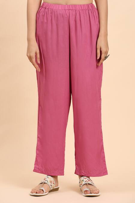 Mamicha White Cotton, Chiffon Embroidery V-neck And Purple Kurta Set Online at Aza Fashions Mamicha_White Cotton, Chiffon Embroidery V-neck And Purple Kurta Set_Online_at_Aza_Fashions