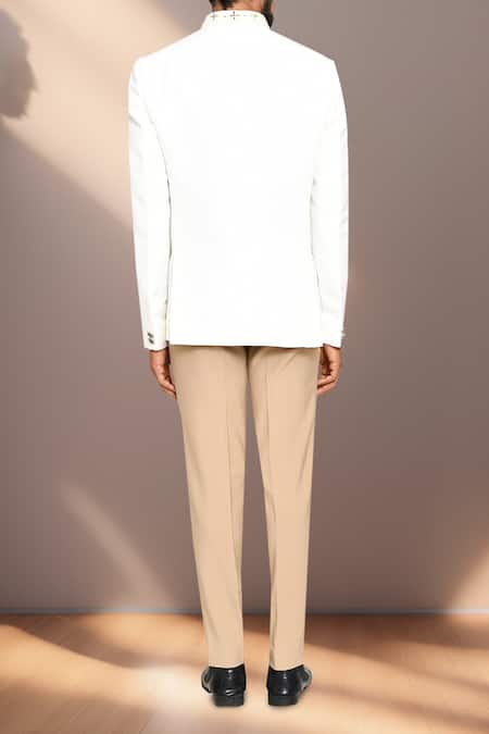 Arihant Rai Sinha Embroidered Neck Prince Coat & Pant Set 