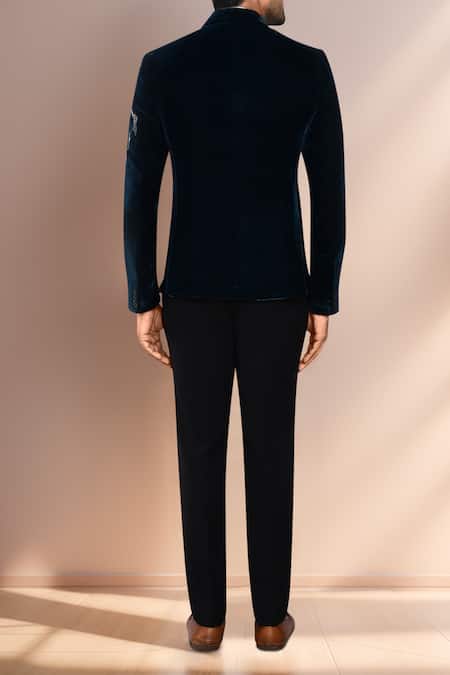 Arihant Rai Sinha Embroidered Geometric Blazer Pant Set 