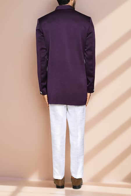 Arihant Rai Sinha Asymmetric Bloom Vine Embroidered Sherwani 