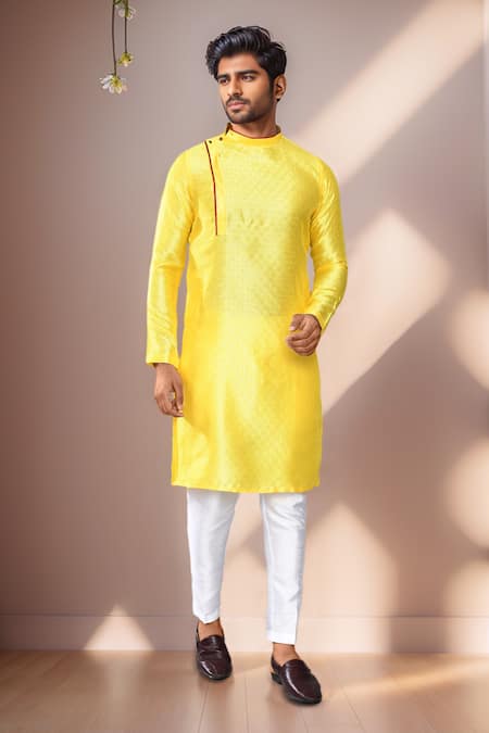 Arihant Rai Sinha Motif Jaal Woven Kurta Set 