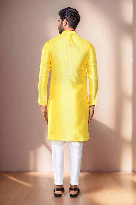 Arihant Rai Sinha Motif Jaal Woven Kurta Set 