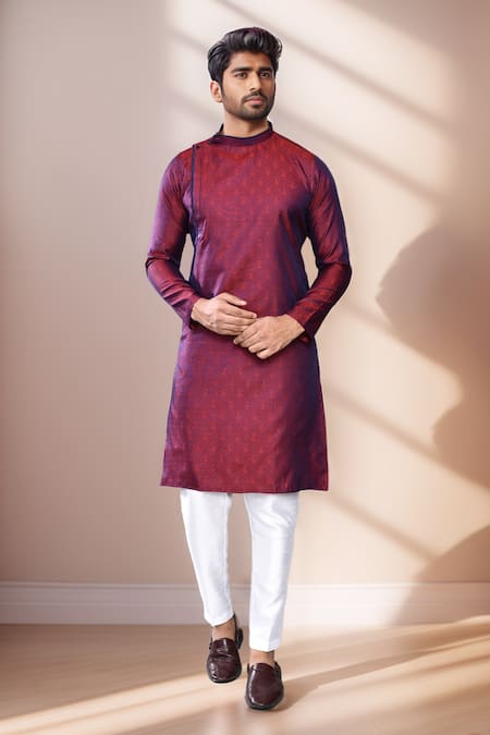 Arihant Rai Sinha Floral Woven Kurta Set 