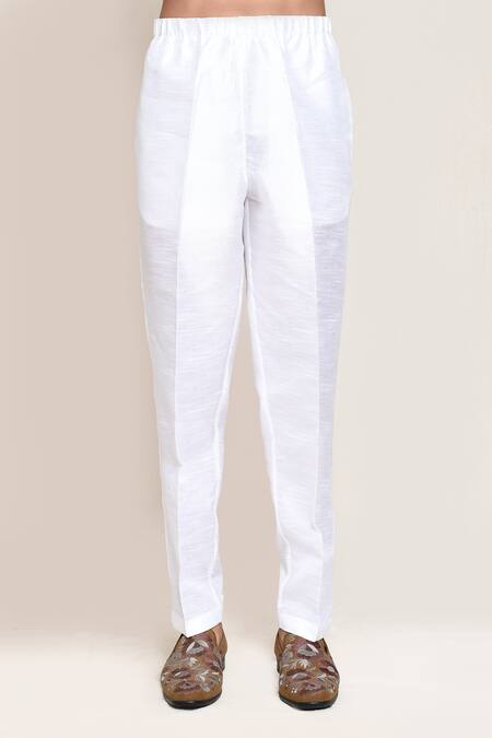 Arihant Rai Sinha_Blue Cotton, Silk Florette Print Kurta Set_Online_at_Aza_Fashions