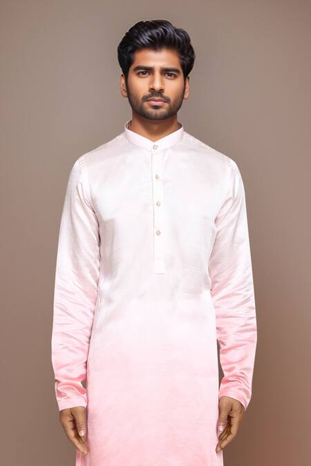 Buy Arihant Rai Sinha Pink Satin, Silk Ombre Kurta Set Online at Aza Fashions Buy_Arihant Rai Sinha_Pink Satin, Silk Ombre Kurta Set _Online_at_Aza_Fashions