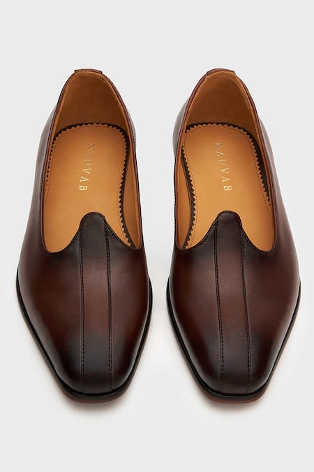 Nauvab Nagra Textured Mojiri 