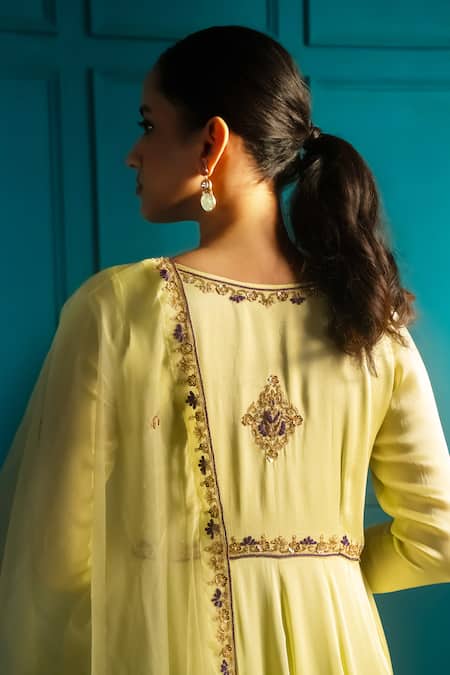 Aavya Mughal Blossom Anarkali Set 