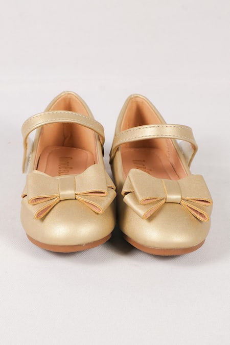 Shop_Ninobello_Gold Bows Embellished Bellies _at_Aza_Fashions