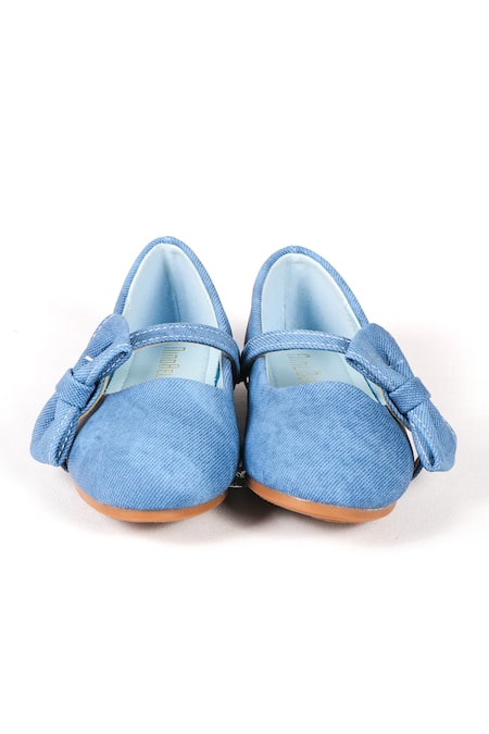 Ninobello Blue Bow Embellished Bellies 