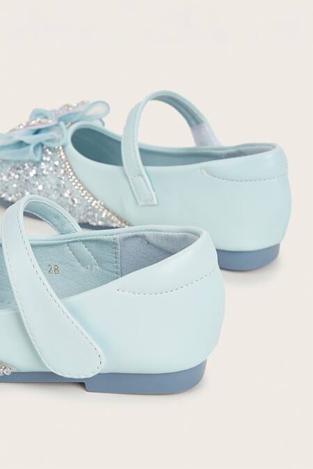 Ninobello_Blue Stones Butterfly Embellished Bellies _Online_at_Aza_Fashions
