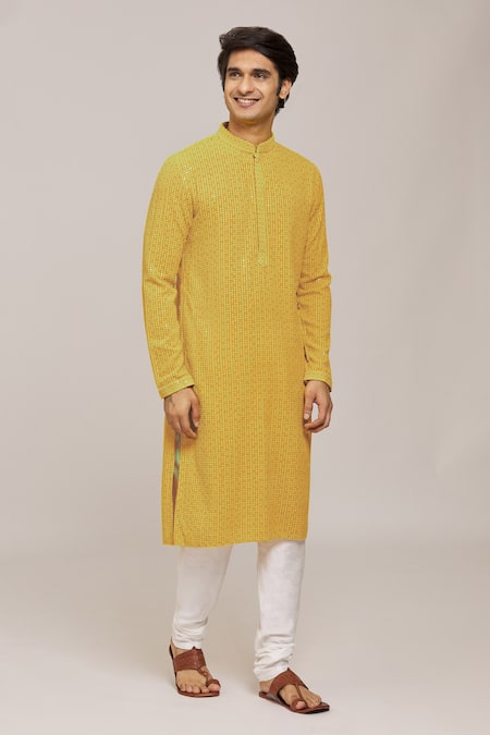 Arihant Rai Sinha Thread Embroidered Kurta Set 