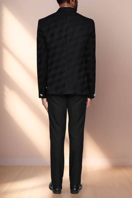 Arihant Rai Sinha Geometric Pattern Blazer Pant Set 