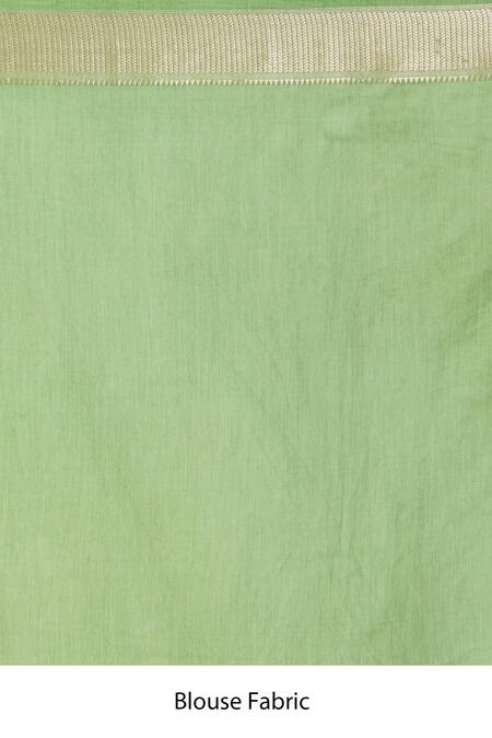 Buy_Naintara Bajaj_Green Viscose Floral Handblock Print Saree _Online_at_Aza_Fashions