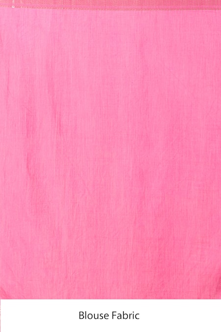 Shop_Naintara Bajaj_Pink Viscose Leaf Handblock Printed Saree _Online_at_Aza_Fashions