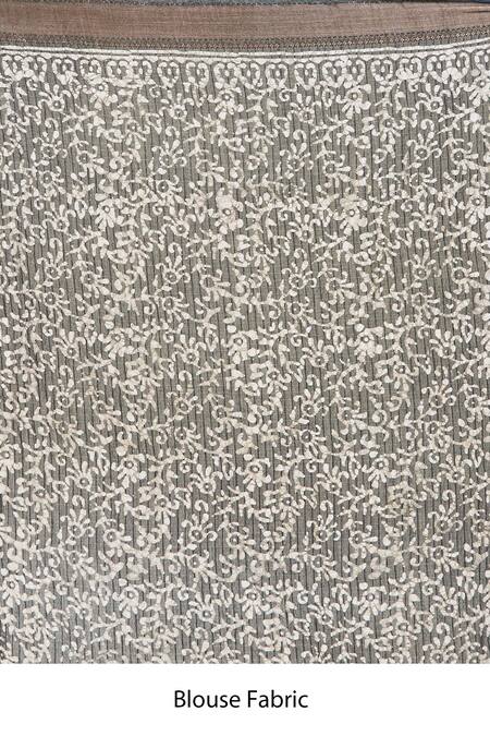 Buy_Naintara Bajaj_Black Chanderi Woven Motifs Saree_Online_at_Aza_Fashions