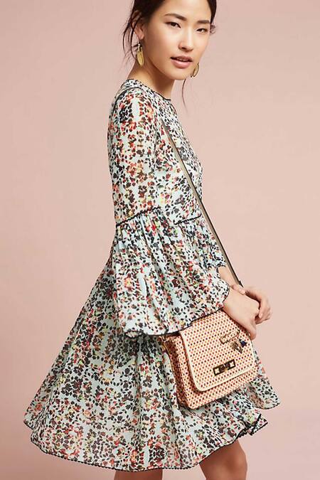 Buy Bhanuni By Jyoti White Dress Viscose Georgette Inner Rayon Dress Round Neck Printed Online at Aza Fashions Buy_Bhanuni By Jyoti_White Dress Viscose Georgette Inner Rayon Dress Round Neck Printed _Online_at_Aza_Fashions