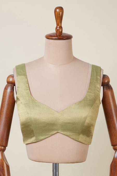 Shop_Dressfolk_Purple Handloom Cotton, Zari Striped Pre-draped Saree Set With Running Blouse_Online_at_Aza_Fashions