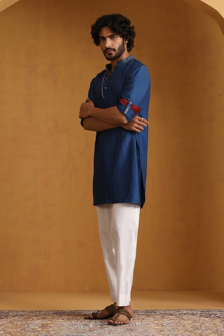 Weaver Story Zardozi Embroidered Kurta Set 