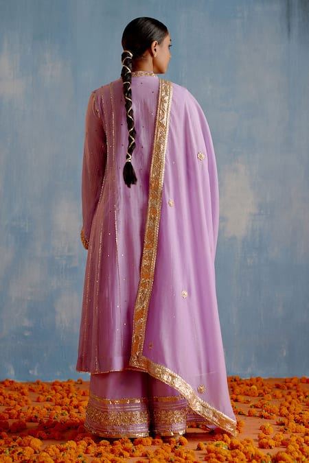 Shetab Kazmi Mukaish Embroidered Anarkali Set 