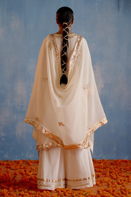 Shetab Kazmi Mukaish Embroidered Kurta Set 