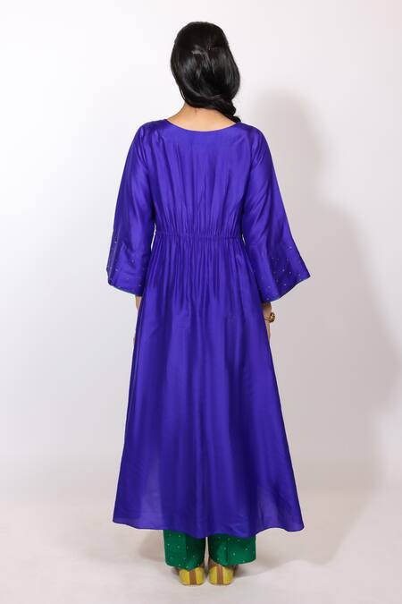 Brahmand By Vertika Kalra Floral Sequin Embroidered Kurta Set 