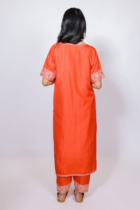 Brahmand By Vertika Kalra Pita Kasab Embroidered Kurta Salwar Set 