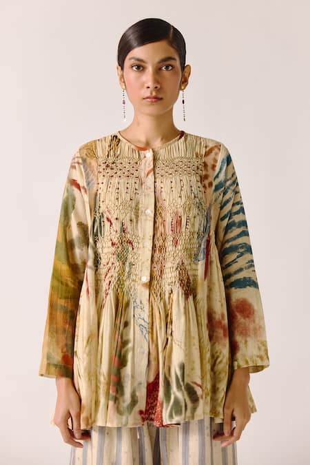 Cord Frida Abstract Print Shirt 