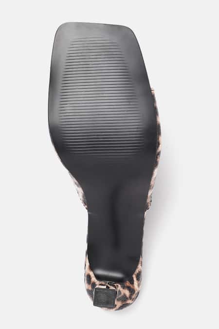 Buy Zori World Brown Leopard Print Heels Online at Aza Fashions Buy_Zori World_Brown Leopard Print Heels _Online_at_Aza_Fashions