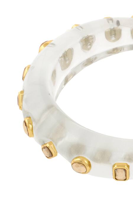 Buy Isharya White Crystals Embellished Hoop Earrings Online at Aza Fashions Buy_Isharya_White Crystals Embellished Hoop Earrings _Online_at_Aza_Fashions