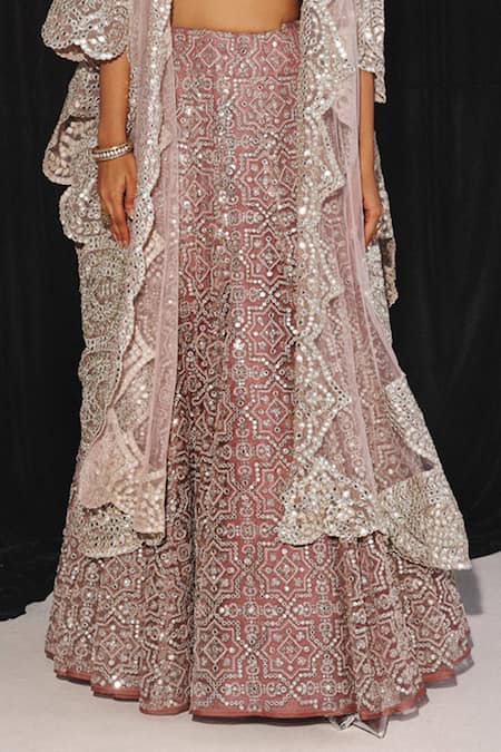 Twenty Nine Wine Tulle Mirrors Embroidered Leaf Neck Blouse Online at Aza Fashions Twenty Nine_Wine Tulle Mirrors Embroidered Leaf Neck Blouse _Online_at_Aza_Fashions