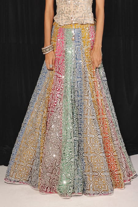 Buy Twenty Nine Peach Tissue Mirrors, Beads Halter Neck Bloom Embroidered Peplum Blouse Online at Aza Fashions Buy_Twenty Nine_Peach Tissue Mirrors, Beads Halter Neck Bloom Embroidered Peplum Blouse _Online_at_Aza_Fashions