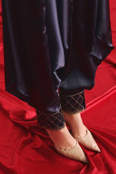 Twenty Nine Black Silk Embroidery Marodi Dhoti Pant Online at Aza Fashions Twenty Nine_Black Silk Embroidery Marodi Dhoti Pant _Online_at_Aza_Fashions