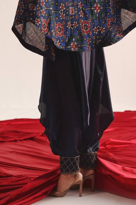 Buy Twenty Nine Black Silk Embroidery Marodi Dhoti Pant Online at Aza Fashions Buy_Twenty Nine_Black Silk Embroidery Marodi Dhoti Pant _Online_at_Aza_Fashions