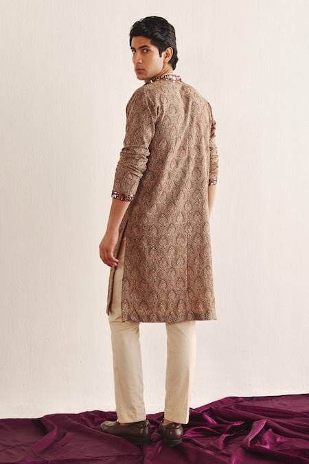 Twenty Nine Ajrakh Kantha Kurta 
