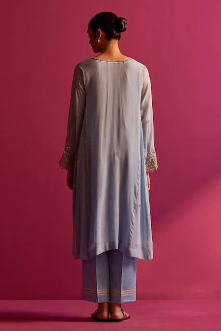 Shetab Kazmi Gota Embroidered Kurta Set 