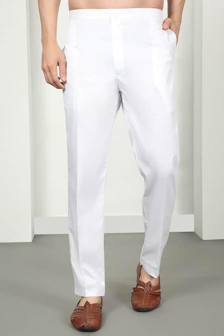 Buy_Aham-Vayam_Red Cotton Sequins, Embroidery Kurta Set _Online_at_Aza_Fashions