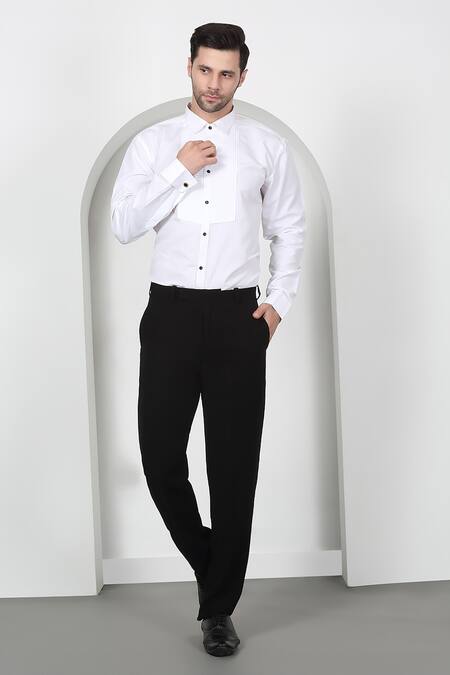 Buy Aham-Vayam Black Cotton Beads, Cut Work, Embroidery Floral Tuxedo Set Online at Aza Fashions Buy_Aham-Vayam_Black Cotton Beads, Cut Work, Embroidery Floral Tuxedo Set _Online_at_Aza_Fashions