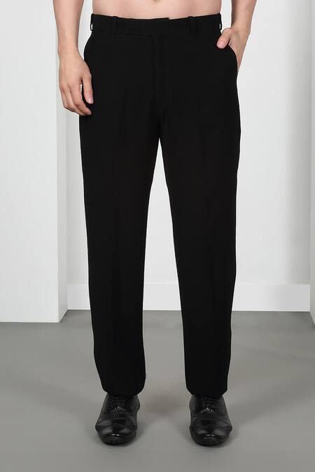 Shop_Aham-Vayam_White Cotton Cut Work, Beads Embroidered Tuxedo Set With Bow _Online_at_Aza_Fashions