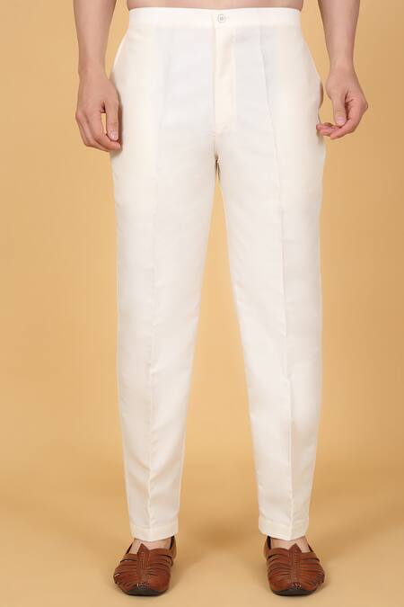 Shop_Aham-Vayam_Cream Cotton Sequins, Embroidery Kurta Set _Online_at_Aza_Fashions