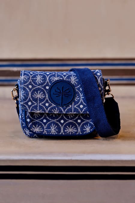 Grassroot By Anita Dongre Dhurrie Woven Crossbody Bag 