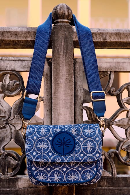 Grassroot By Anita Dongre Dhurrie Woven Crossbody Bag 