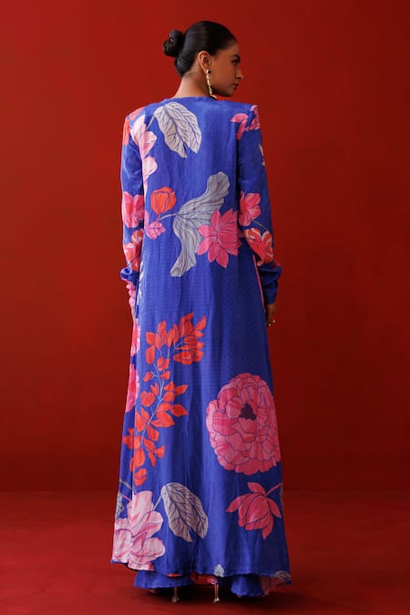 Kisakshi Jaipur Floral Print Shrug Sharara Set 