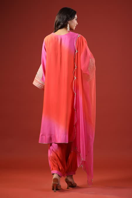 Kisakshi Jaipur Dori Embroidered Kurta Set 