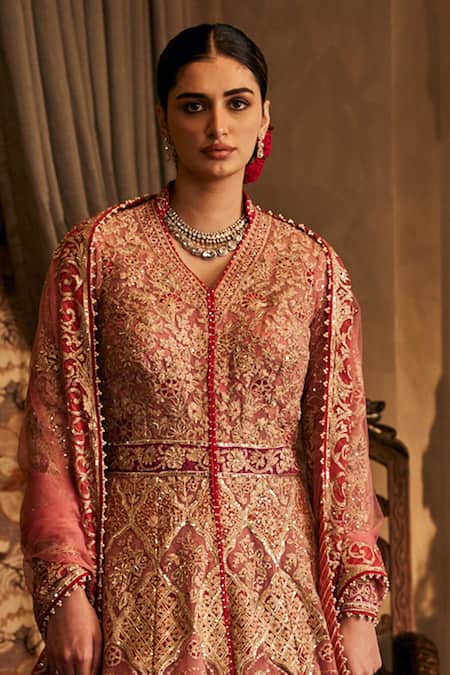 Rimple And Harpreet Narula Kalidar Jacket Lehenga Set 